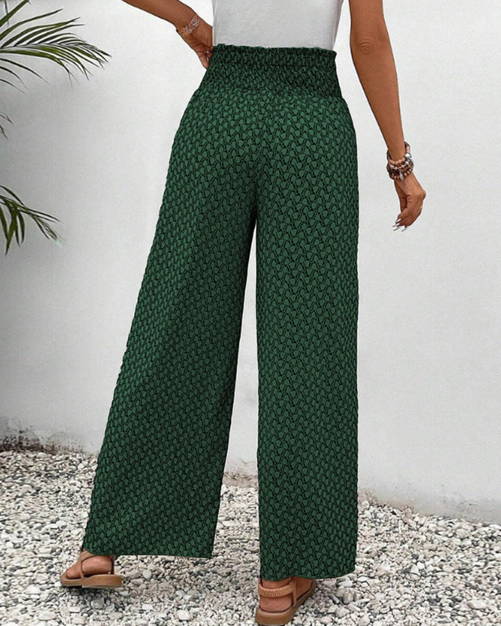 SVEA | Lisette Hose mit weitem Bein und geometrischem Druck