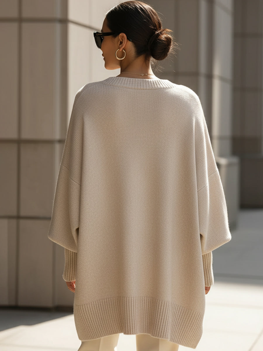 Jane | Oversized Poncho Sweater