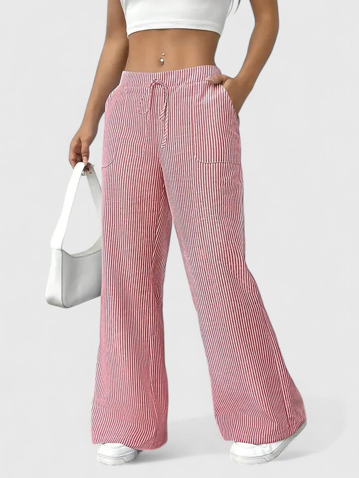 SVEA | Bequeme Weite Hose mit Eleganten Details