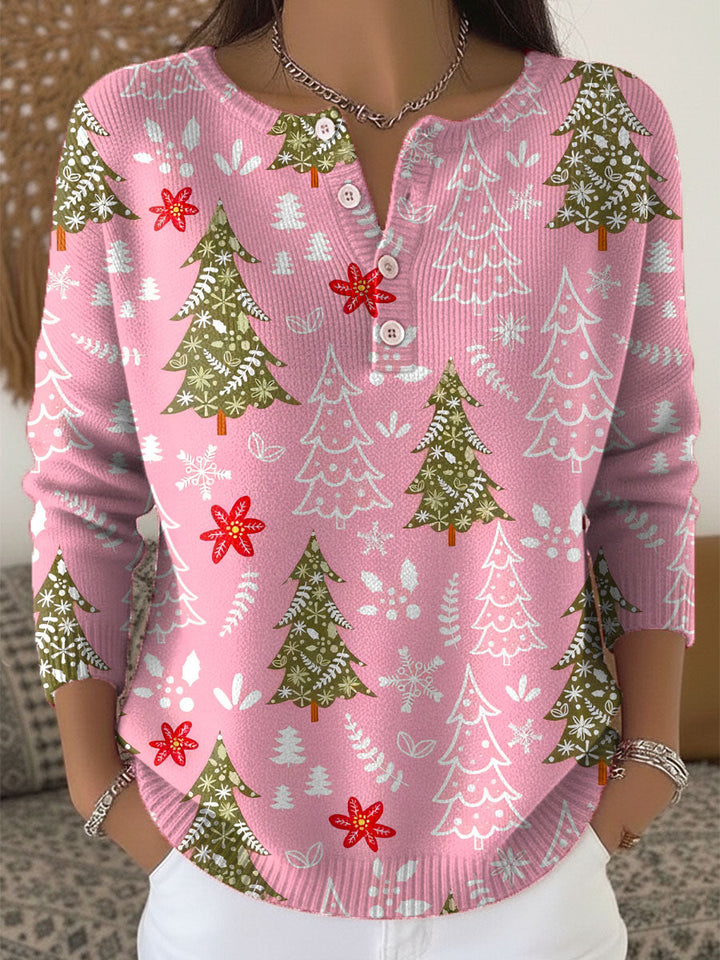 Jane | Button Christmas Sweater