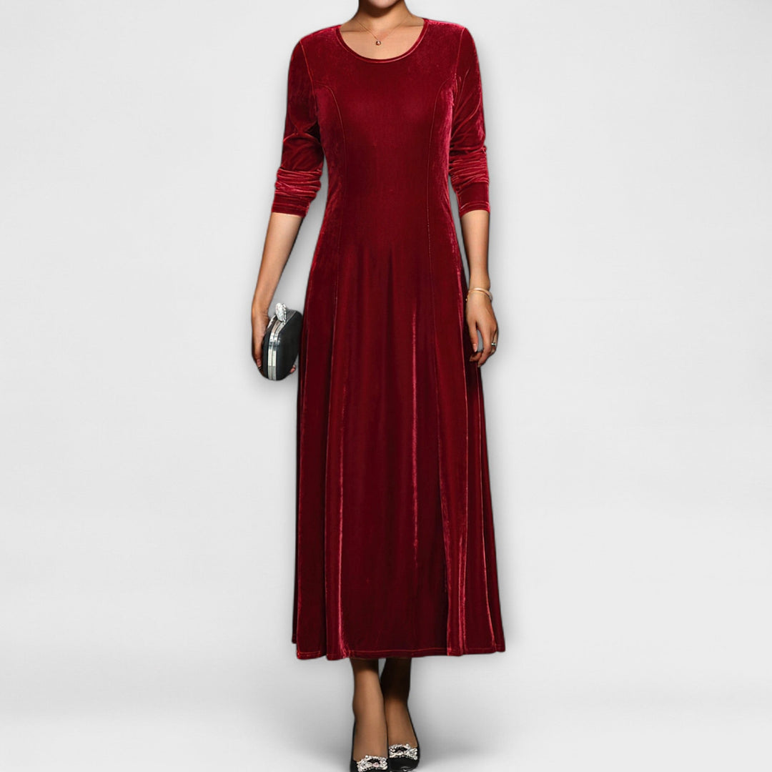 SVEA | Weiches Samtkleid