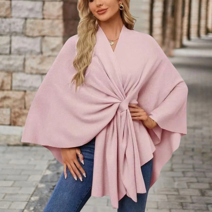 Jane | Elegant Draped Poncho