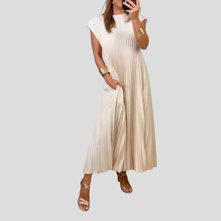 SVEA | Zeitloses & Bequemes Plissiertes Kleid
