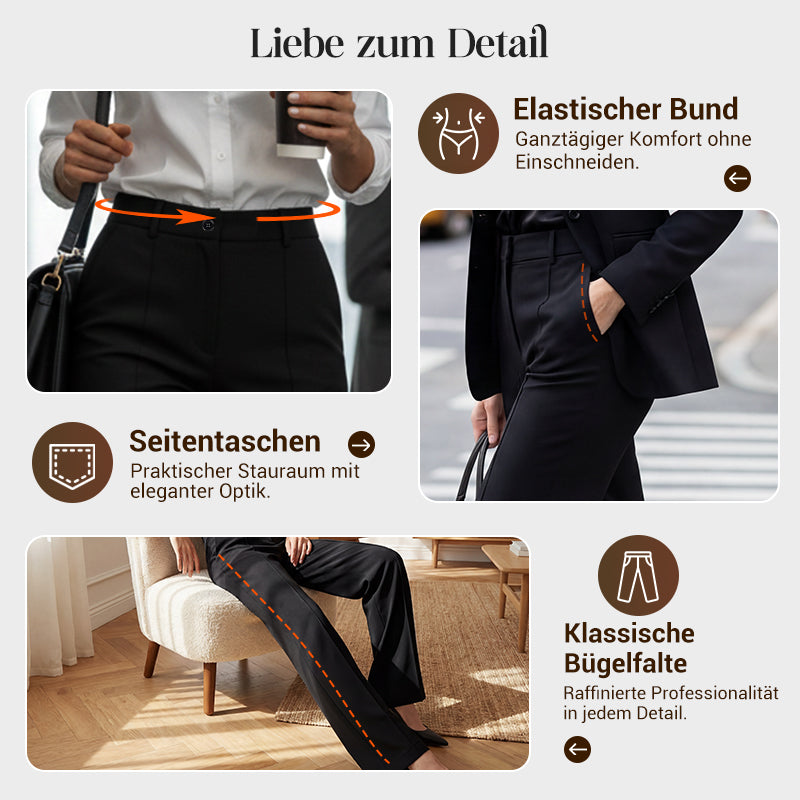 SVEA | Damen Anzughose mit hoher Taille (1 kaufen, 1 GRATIS dazu)