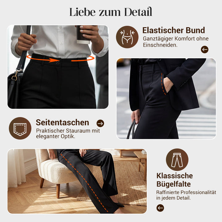 SVEA | Damen Anzughose mit hoher Taille (1 kaufen, 1 GRATIS dazu)