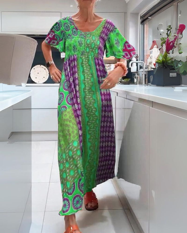 SVEA | Buntes Bohemian-Kleid