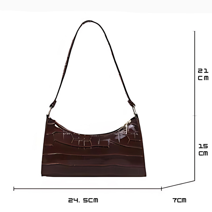 SVEA | Olivia Glänzende Lederhandtasche