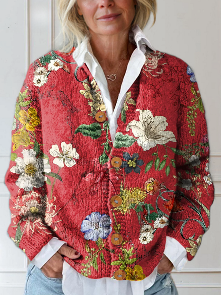 Jane | Vintage Floral Cardigan