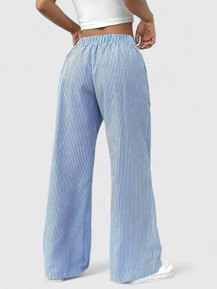 SVEA | Bequeme Weite Hose mit Eleganten Details