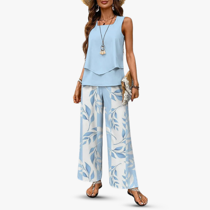 SVEA | Premium Zweiteiliges Set mit Ärmellosem Top und Hose
