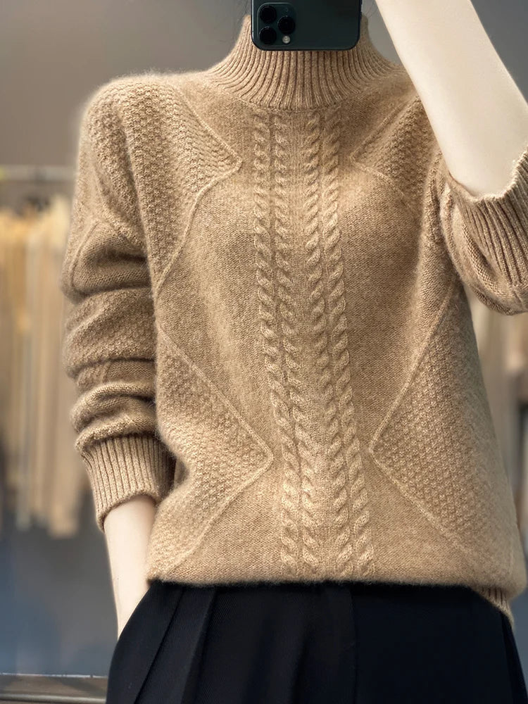 Jane | Cashmere Turtleneck Sweater