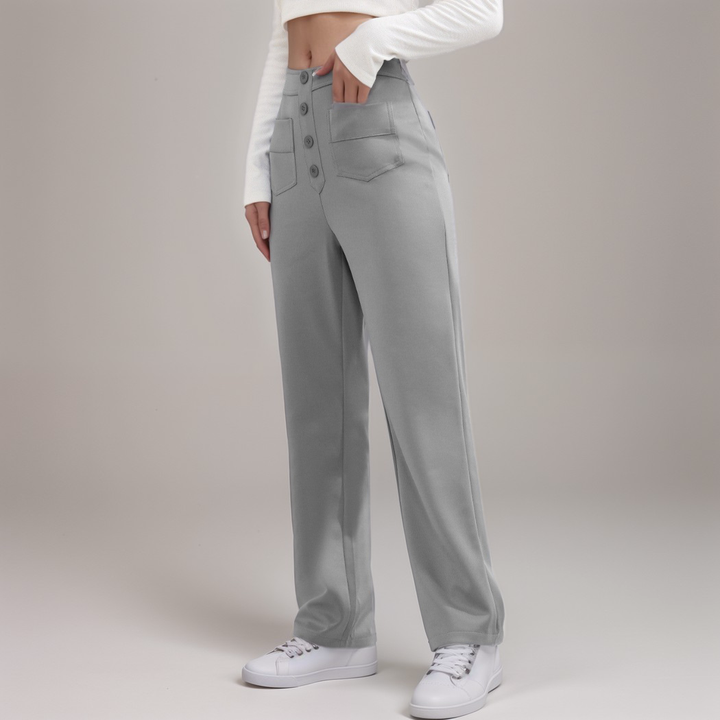 SVEA | Elastische Hose mit hoher Taille