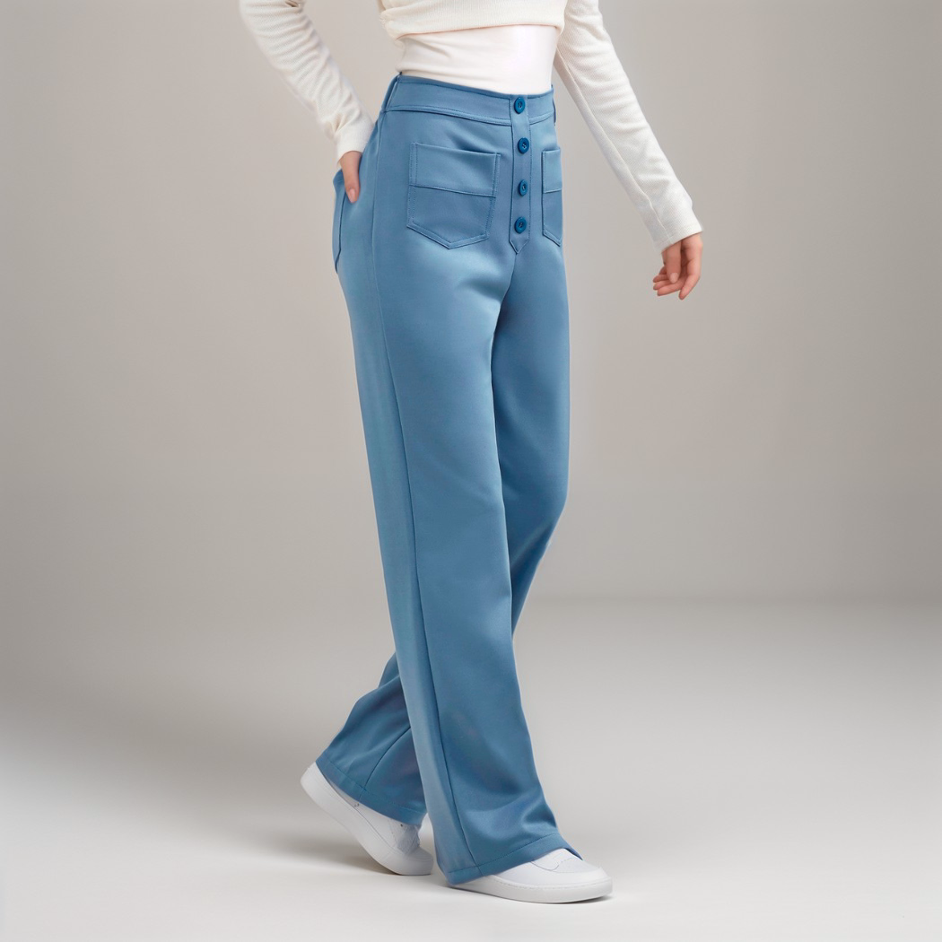 SVEA | Elastische Hose mit hoher Taille