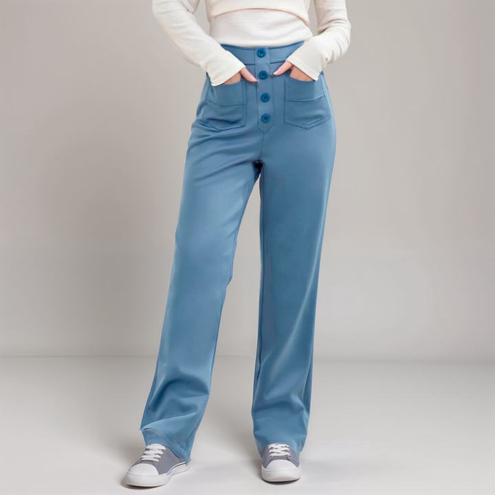 SVEA | Elastische Hose mit hoher Taille
