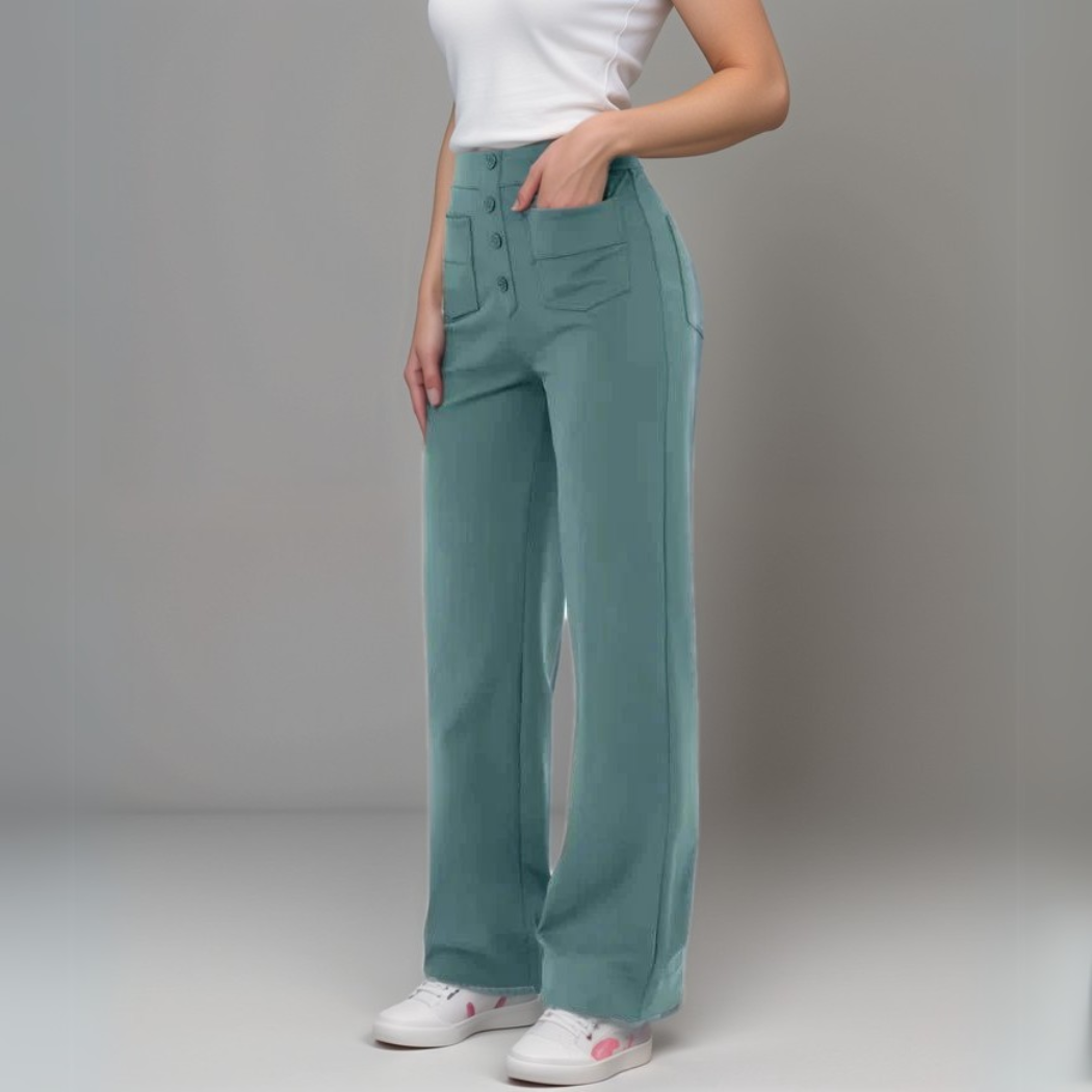 SVEA | Elastische Hose mit hoher Taille