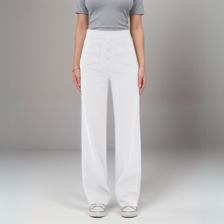 SVEA | Elastische Hose mit hoher Taille