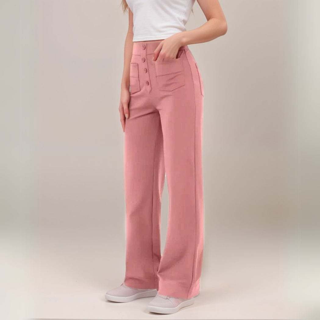 SVEA | Elastische Hose mit hoher Taille