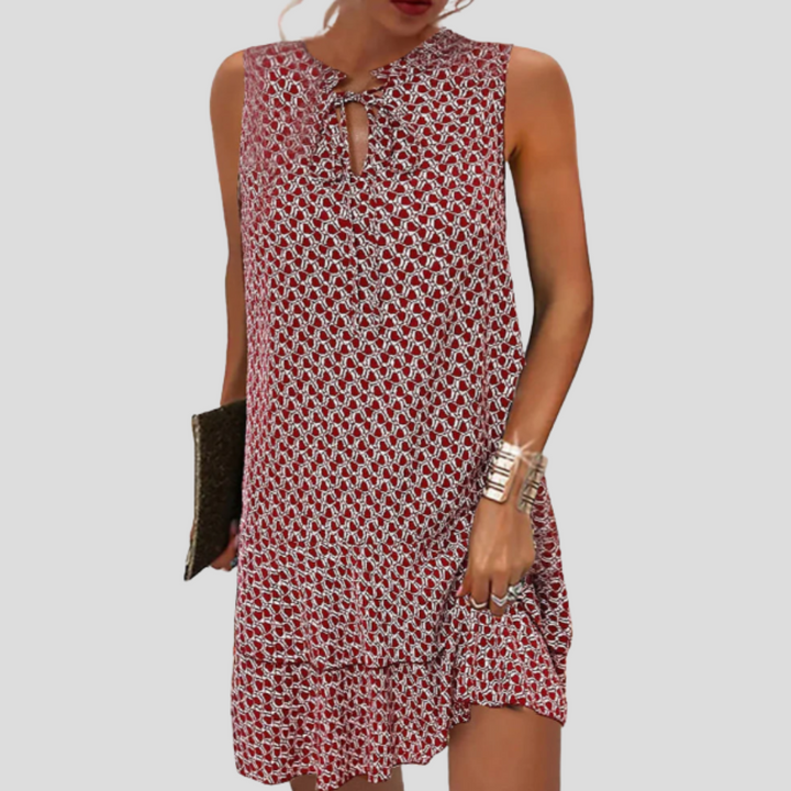 SVEA | Ärmelloses Sommerkleid mit Bauchkaschierung