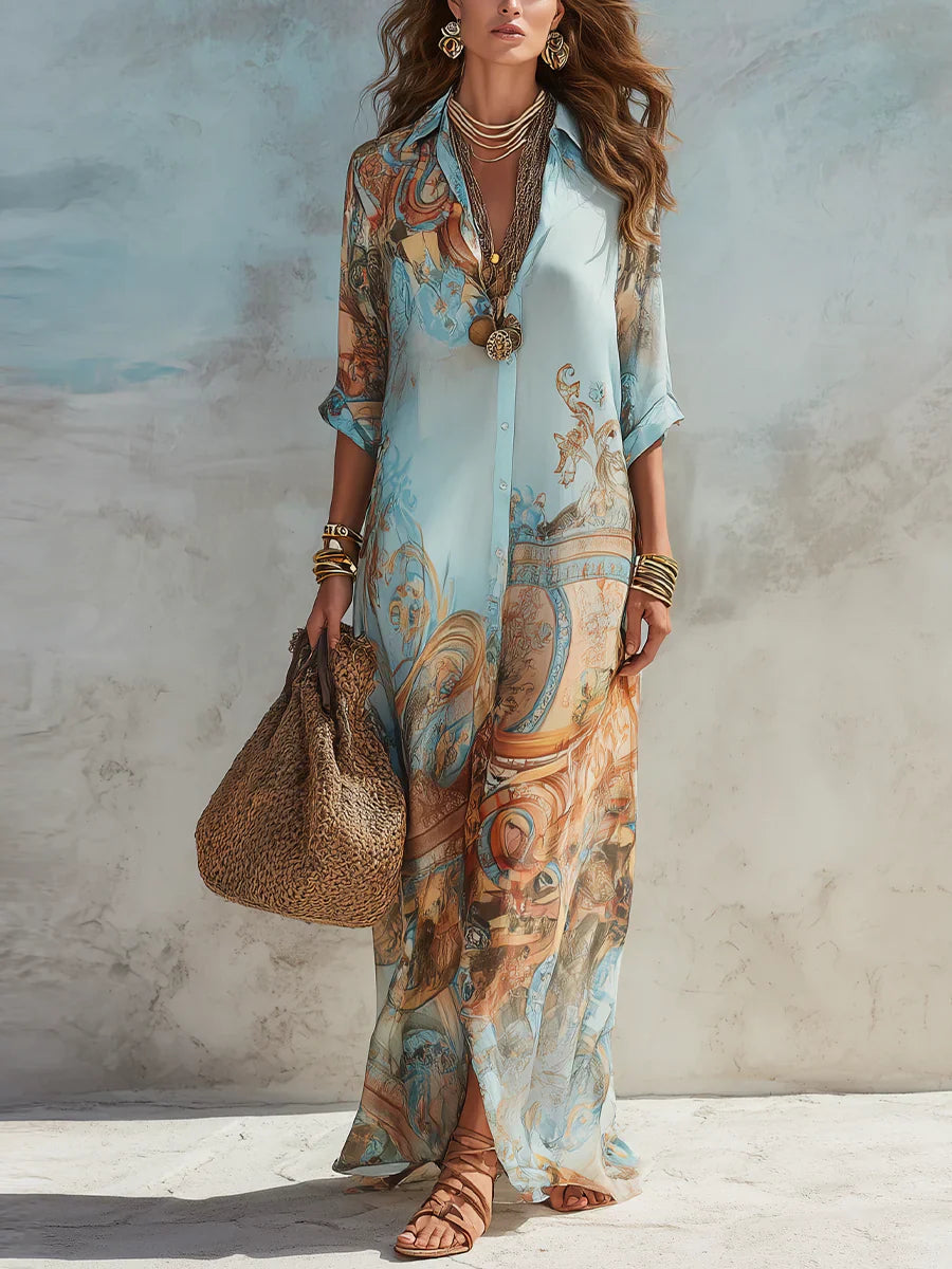 SVEA | Stilvolles fließendes Sommerkleid