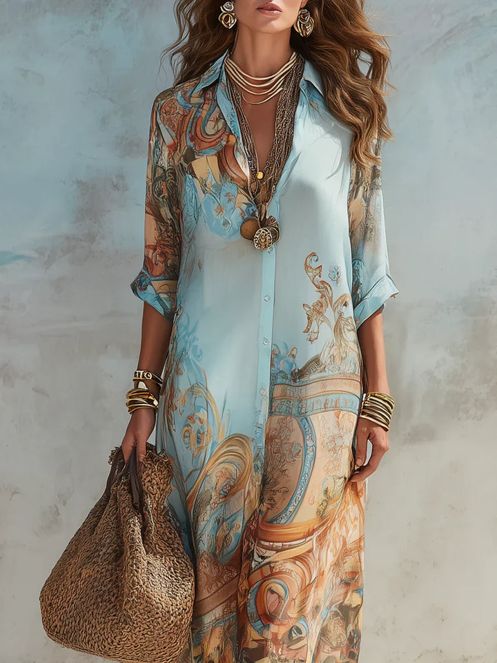 SVEA | Stilvolles fließendes Sommerkleid