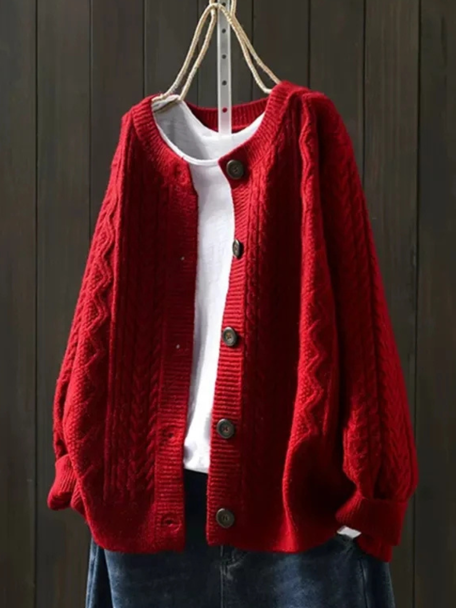 SVEA | Lorenza Kabelstrick-Cardigan