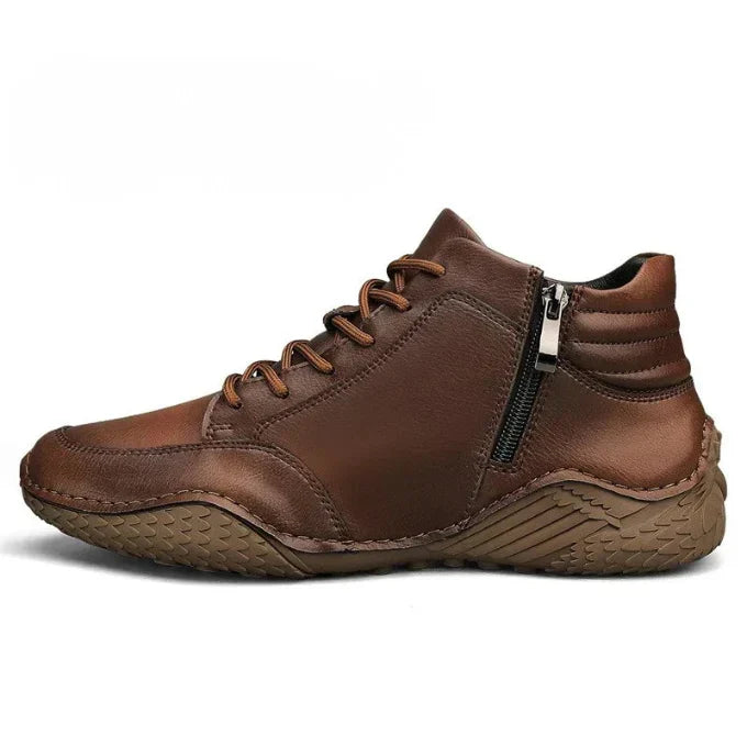 SVEA | Wadenhohe Stiefel aus echtem Leder für Herren