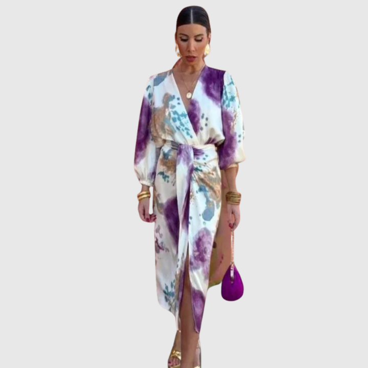Sophia – Elegant Summer Ribbed Dress