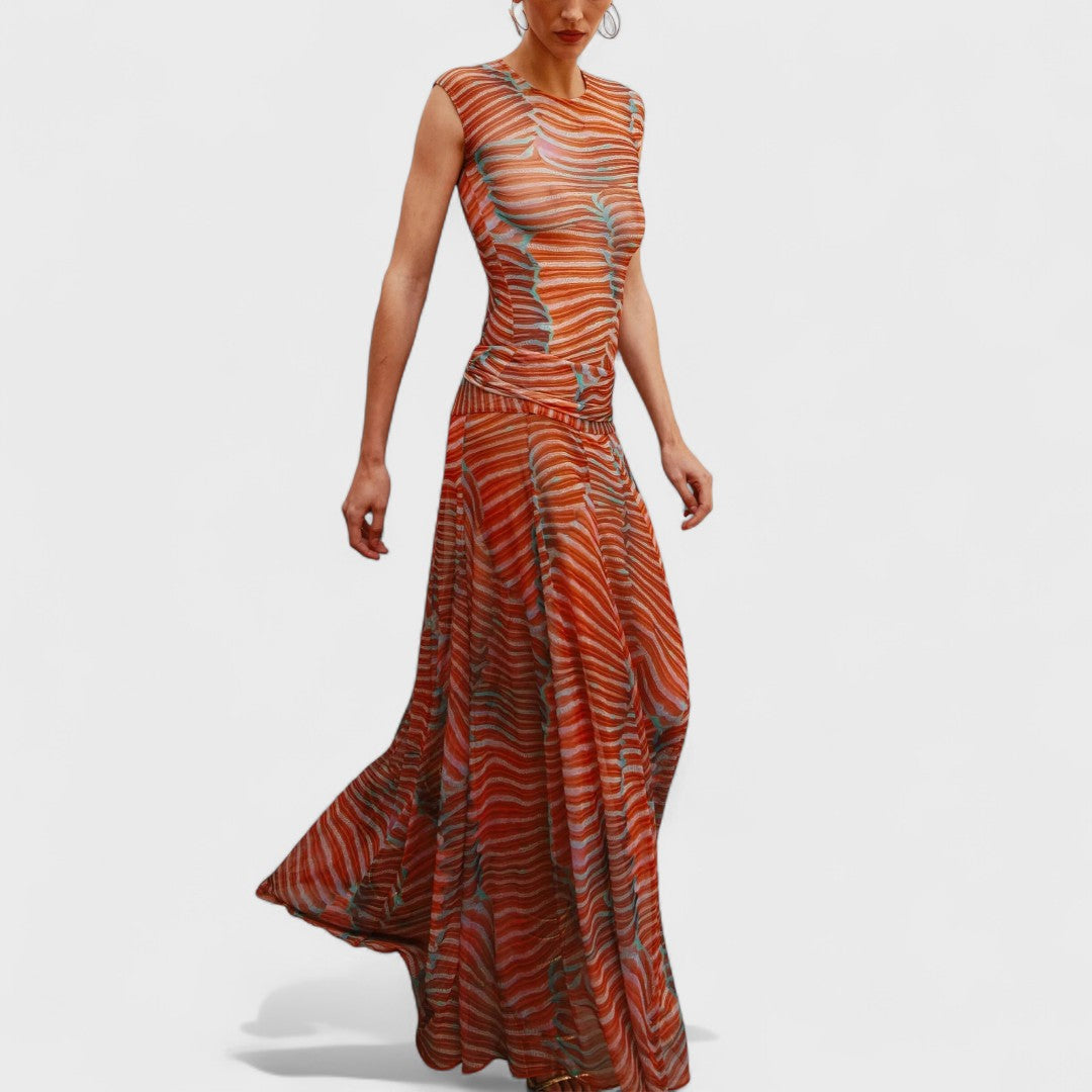 Martina – Elegant Dress with Bodysuit