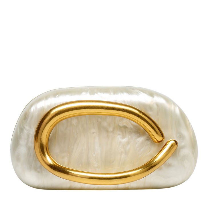SVEA | Evening Handbag with Pearl Finish