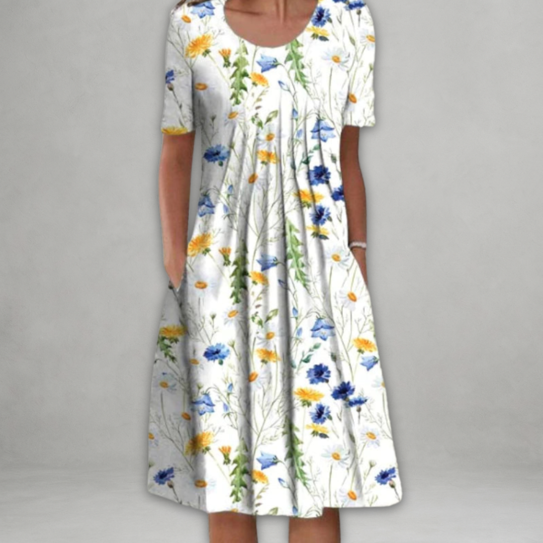 SVEA | Baumwollkleid mit Bauchbedeckun
