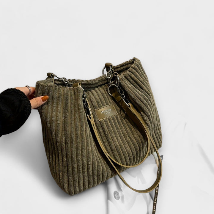 Jane | Soft Corduroy Shoulder Bag