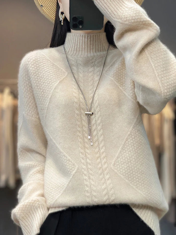 Jane | Cashmere Turtleneck Sweater