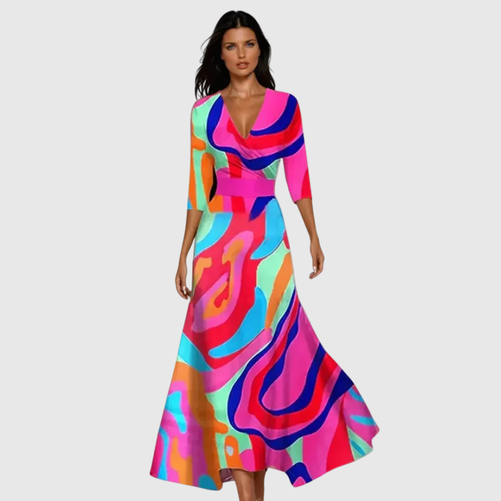 Emily – Floral Wrap Dress