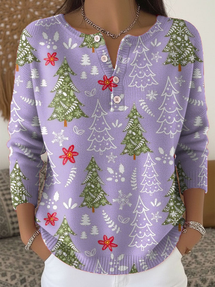 Jane | Button Christmas Sweater