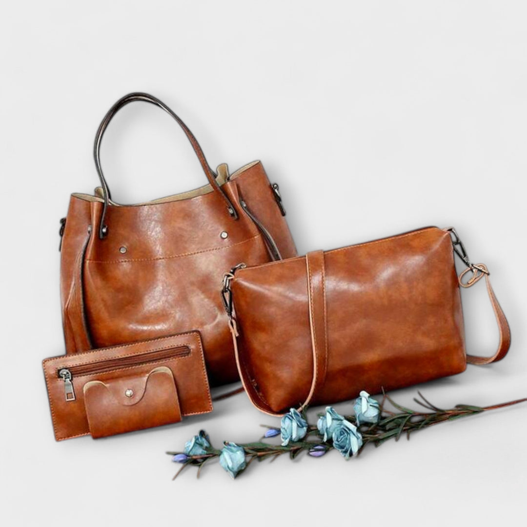SVEA | Olivia 4-teiliges Vintage-Taschen-Set