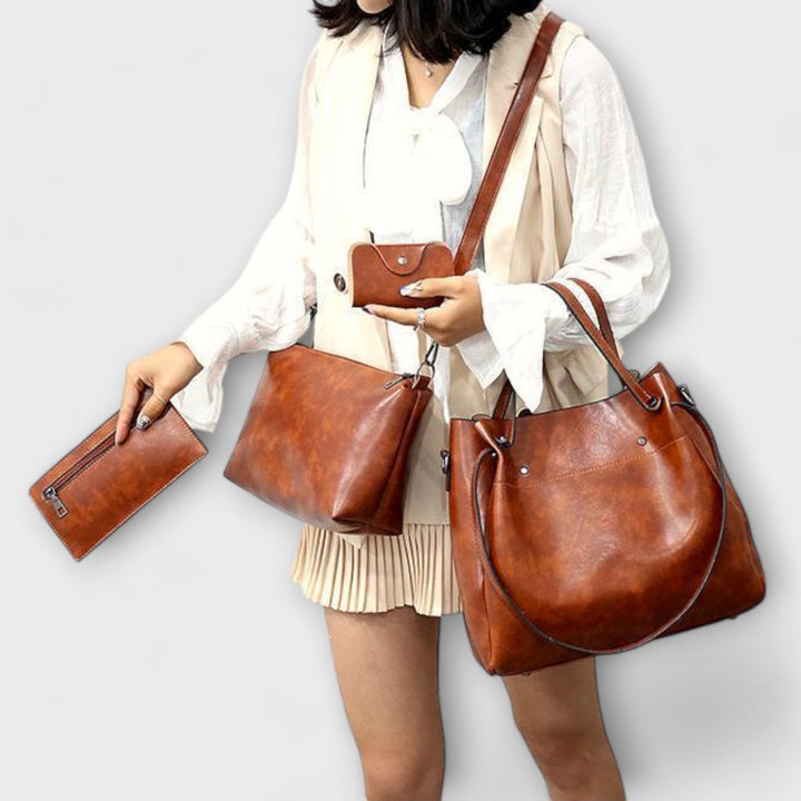 SVEA | Olivia 4-teiliges Vintage-Taschen-Set