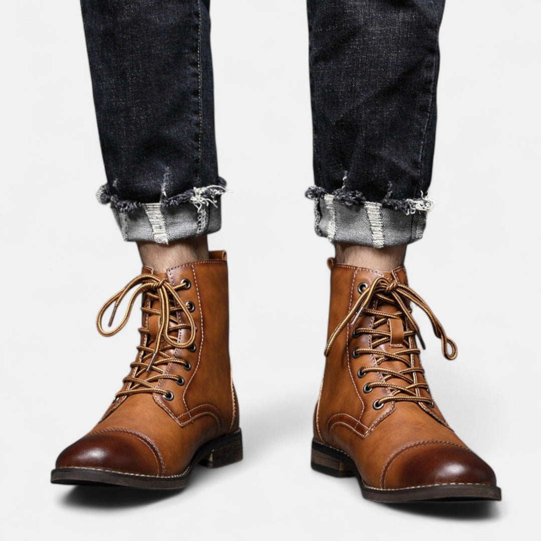 SVEA | Elegante Herrenstiefel aus Kunstleder