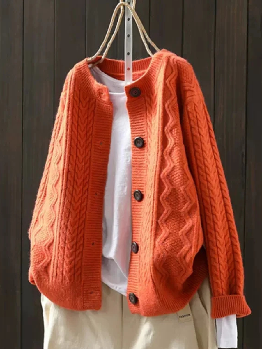 SVEA | Lorenza Kabelstrick-Cardigan