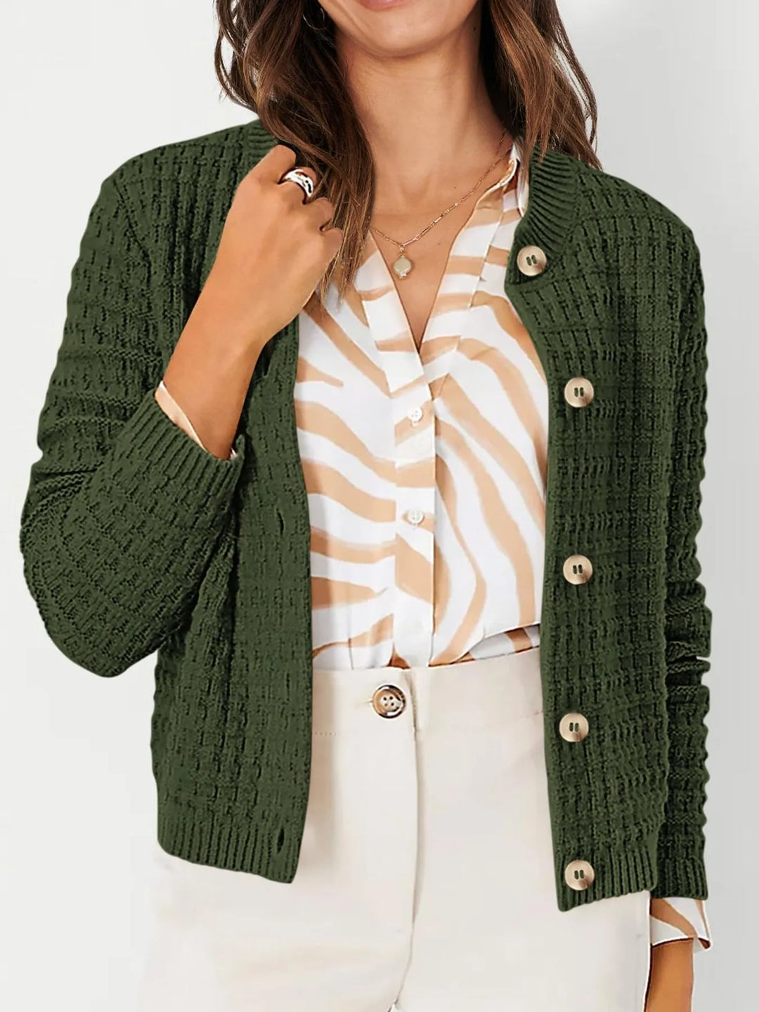 SVEA | Harper Strickjacke mit Knopfleiste