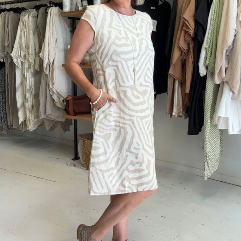 SVEA | Sommerkleid mit Rundhalsausschnitt