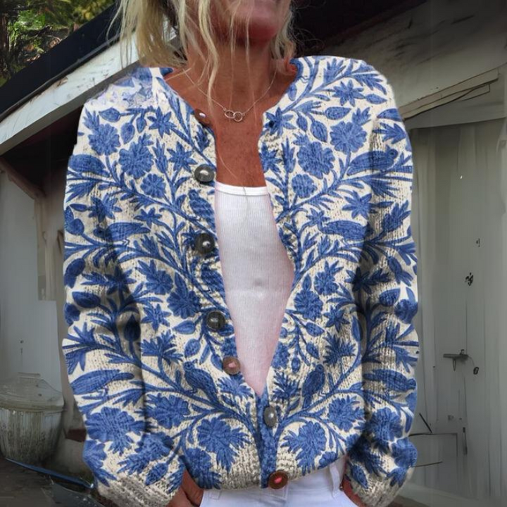 SVEA | Leilani Warmer Blumen-Cardigan