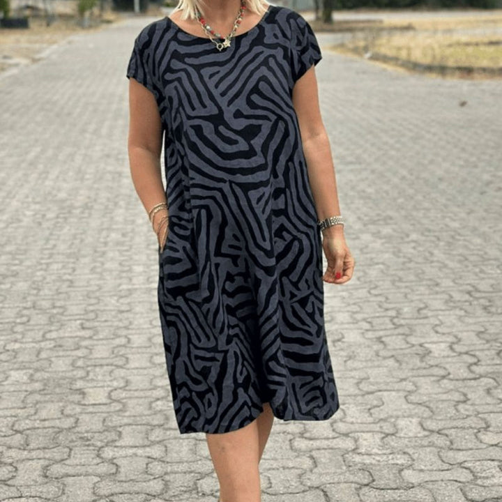 SVEA | Sommerkleid mit Rundhalsausschnitt