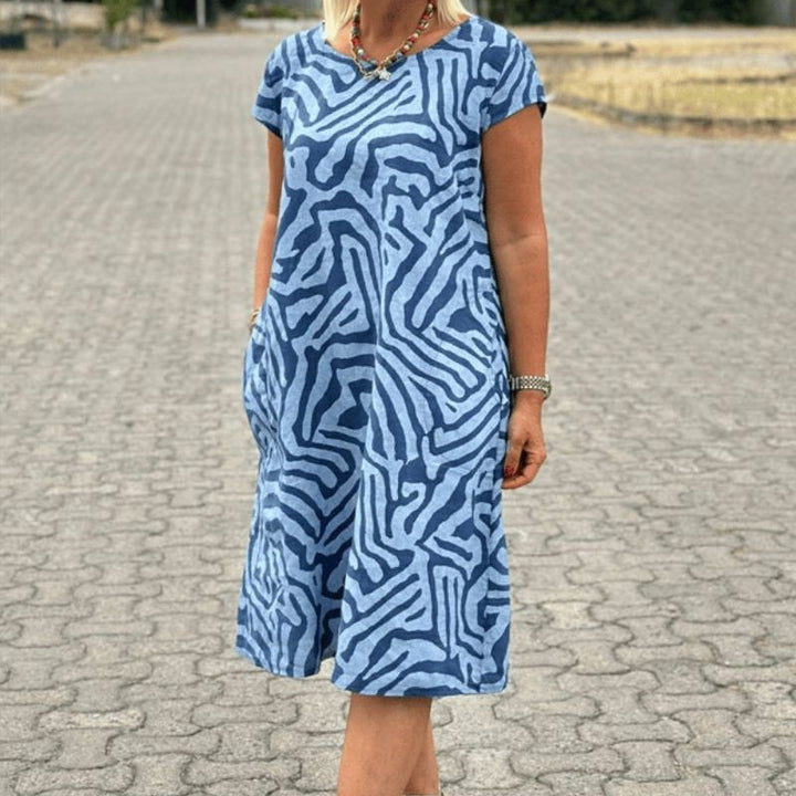 SVEA | Sommerkleid mit Rundhalsausschnitt