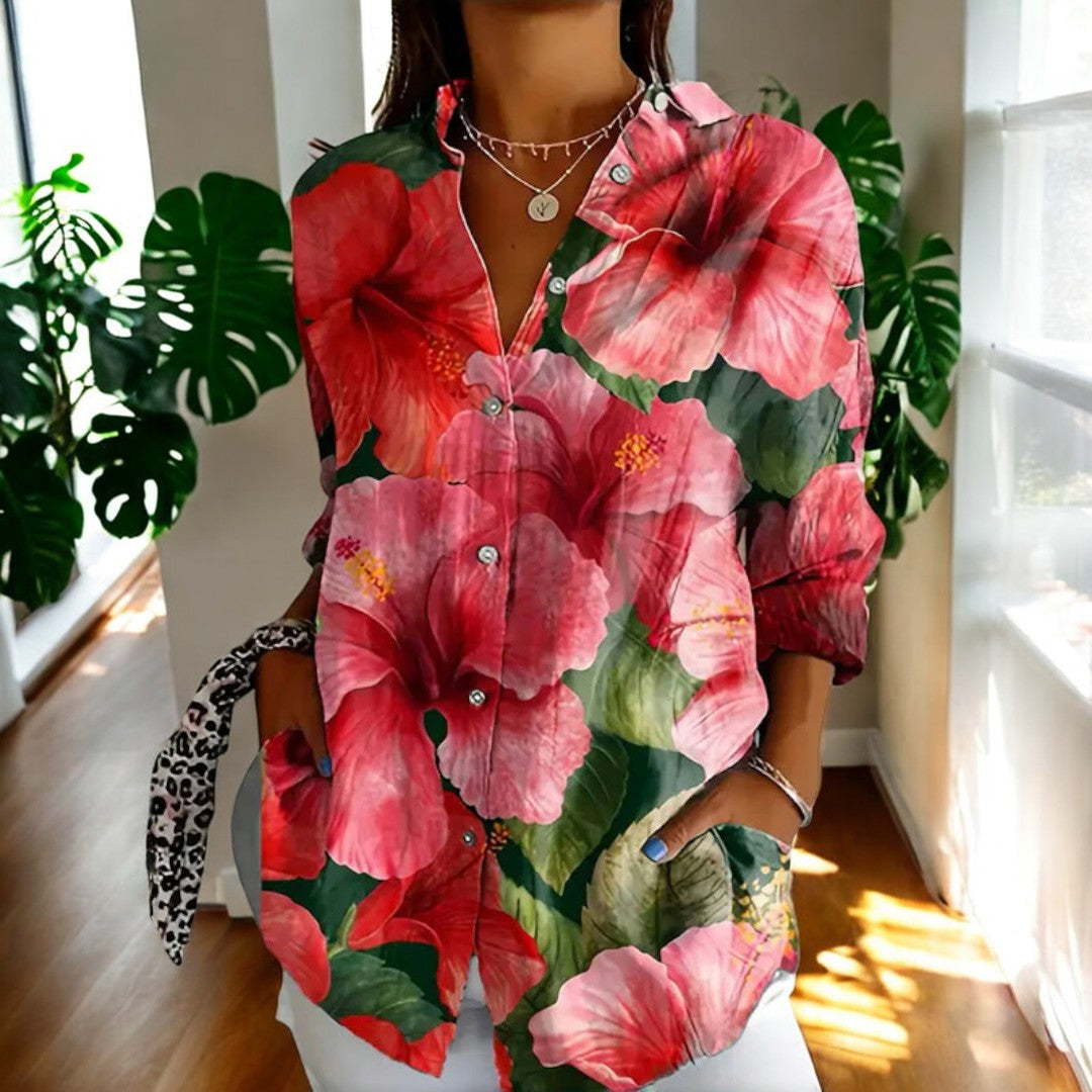 SVEA | Stilvolle Blumenbluse