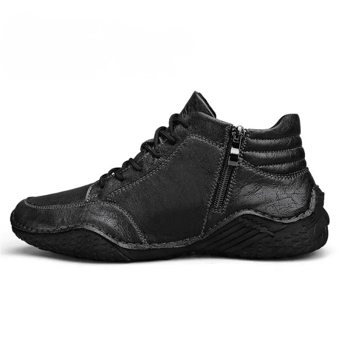 SVEA | Wadenhohe Stiefel aus echtem Leder für Herren