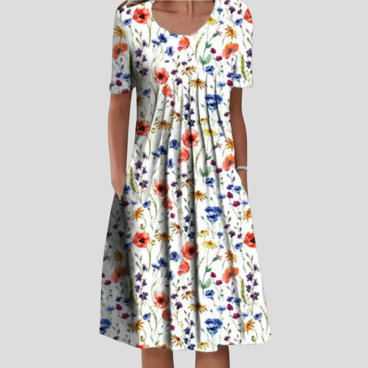 SVEA | Baumwollkleid mit Bauchbedeckun