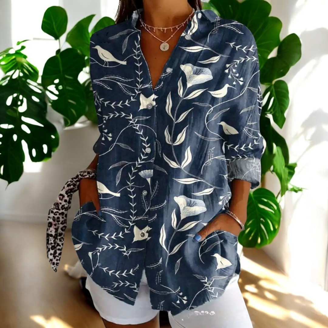 SVEA | Stilvolle Blumenbluse