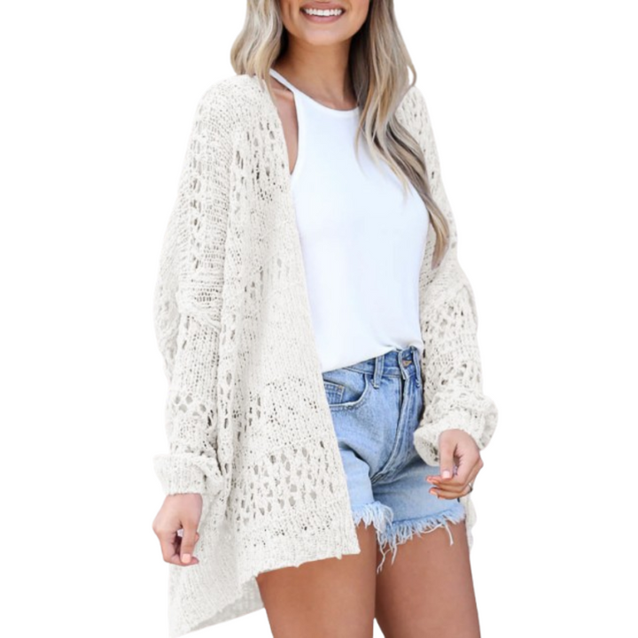 SVEA | Arizela Leichter Übergroßer Boho-Cardigan