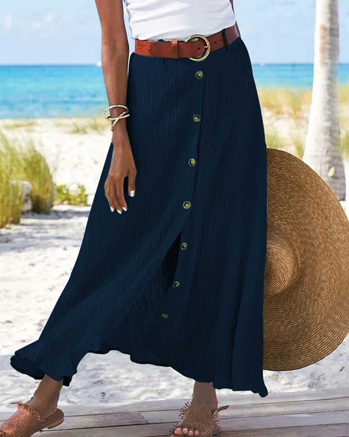 Syndy - Fließender Rock mit Knöpfen