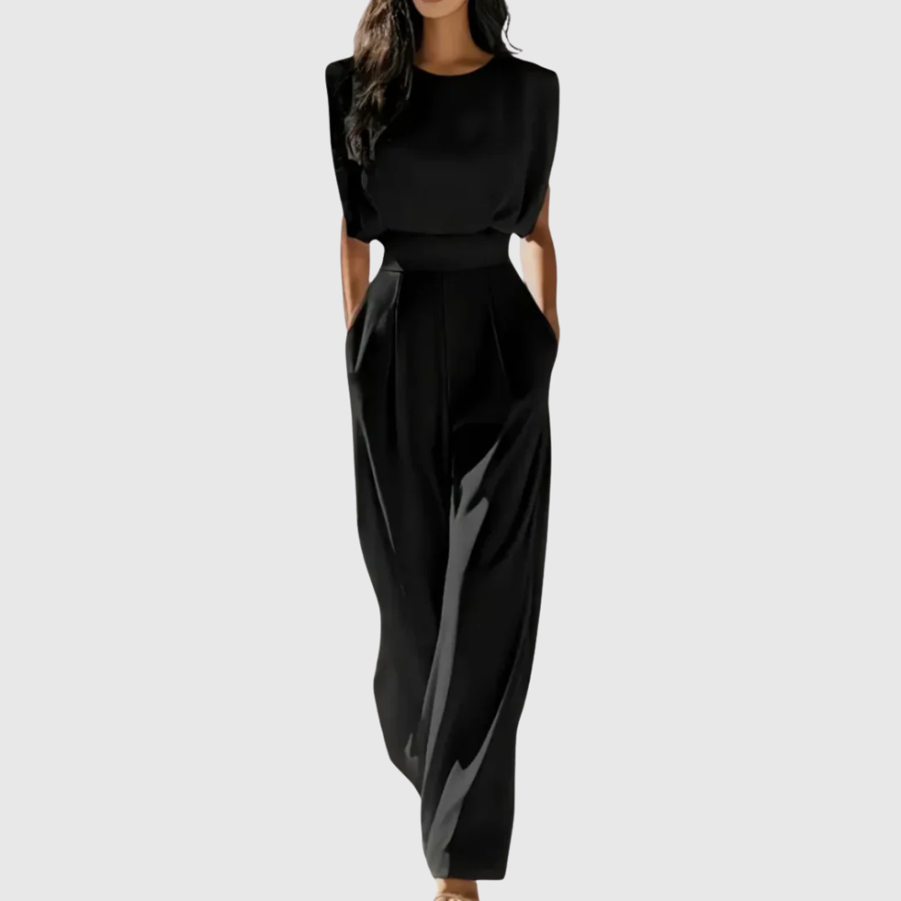Noemi – Elegant Belted Jumpsuit